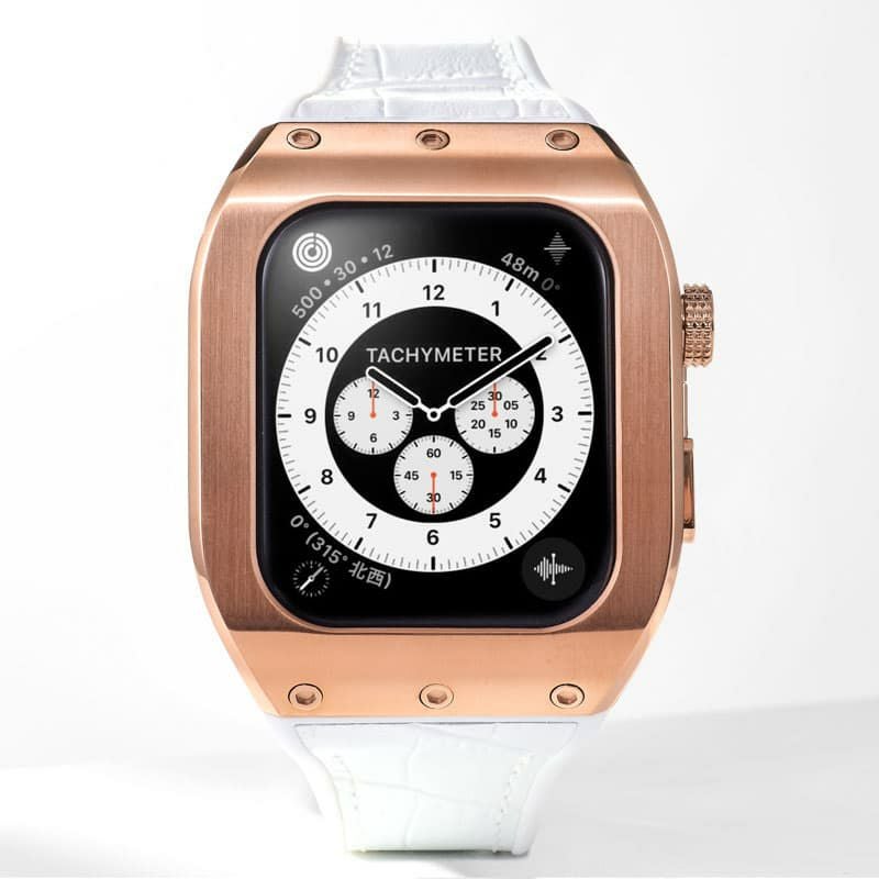 車のパーツ Apple WatchSE44 Apple Watch SE 44mm バックシェル 黒 GPS / アップルウォッチ 裏面