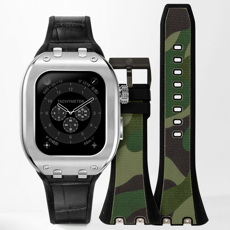 アップルウォッチ ダイヤカバー&amp;ホワイトセラミックベルトセット サイズ各種 Apple Watch アップルウォッチ バンド セラミック apple watch ベルト